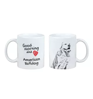 Bouledogue américain - tasse avec chien, tasse avec photo, cadeau personnalisé de la marque Art-Dog