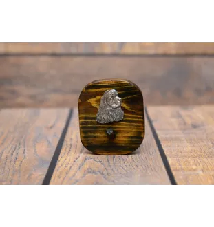 American Cocker Spaniel, Merry Cocker - leash hanger, medal hanger with dog, key hook from Art-Dog brand