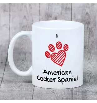 Amerikanischer Cocker Spaniel, American Cocker Spaniel - Tasse mit Hund, entzückende Tasse mit Grafik, Geschenk mit Ihrem Foto von der Marke Art-Dog
