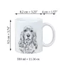 Cocker Américain - tasse avec chien, une tasse joyeuse pour les amoureux des chiens, un cadeau personnalisé de la marque Art-Dog
