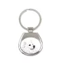 American Eskimo Dog, American Spitz, Eskie - Schlüsselanhänger mit Hund, Anhänger mit Aufdruck, personalisierter Anhänger der Marke Art-Dog