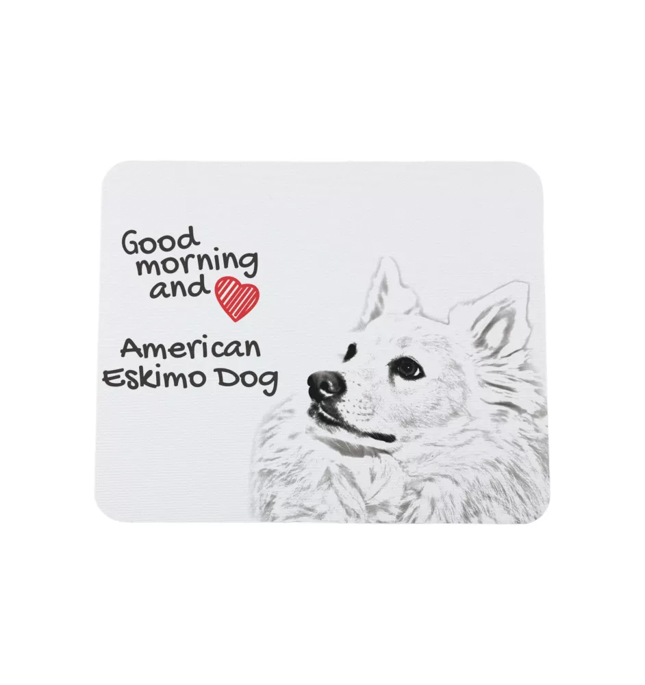 American Eskimo Dog podkładka pod mysz z psem Art-Dog