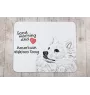 American Eskimo Dog, American Spitz, Eskie - Mauspad mit Druck, personalisiertes Mauspad mit Hund, einzigartiges Gadget für Büroangestellte von Art-Dog.