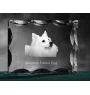American Eskimo Dog ramka kryształowa z psem Art-Dog