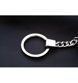 Esquimau américain, American Eskimo Dog, American Spitz - pendentif avec une photo de chien, porte-clés en cristal dans une boîte cadeau, un cadeau unique par Art-Dog