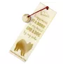 Esquimau américain, American Eskimo Dog, American Spitz - marque-page pour livre avec chien, marque-page personnalisé, accessoire canin pour les lecteurs de la marque Art-Dog