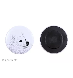 American Eskimo Dog magnes z psem mały Art-Dog
