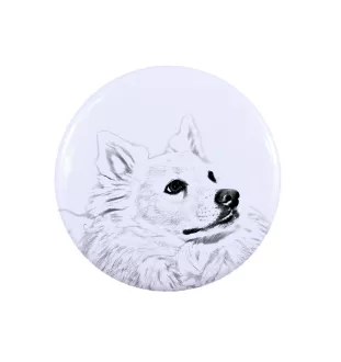 Esquimau américain, American Eskimo Dog, American Spitz - bijoux pour femmes avec l'image d'un chien, produit fait à la main, possibilité d'ajouter sa propre photo, marque Art-Dog
