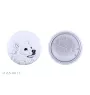 Esquimau américain, American Eskimo Dog, American Spitz - badge avec votre chien, ajoutez votre propre photo, marque Art-Dog