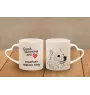 Esquimau américain, American Eskimo Dog, American Spitz - tasse avec chien, une tasse adorable avec une anse en forme de cœur, un cadeau universel de la marque Art-Dog