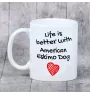 American Eskimo Dog, American Spitz, Eskie - Tasse mit Hund, Tasse mit Bild, personalisiertes Geschenk der Marke Art-Dog
