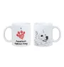 Esquimau américain, American Eskimo Dog, American Spitz - tasse avec chien, une tasse adorable avec une illustration, un cadeau avec votre photo de la marque Art-Dog