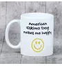American Eskimo Dog kubek z psem Makes me happy Art-Dog