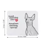 American Hairless Terrier - mouse pad with print, personalized dog-themed mouse pad, unique gadget for an office worker by Art-Dog brand