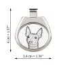 American Hairless Terrier - dog necklace, personalized pendant with a photo, unique necklace for women and men by Art-Dog brand