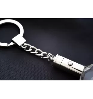 American Hairless Terrier - pendant with a photo of a dog, crystal key ring in a gift box, a unique gift by Art-Dog