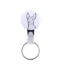 American Hairless Terrier - porte-clés avec l'image d'un chien, pendentif avec la propre graphique de la marque Art-Dog