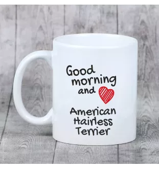 American Hairless Terrier - tasse avec chien, tasse avec photo, cadeau personnalisé de la marque Art-Dog