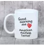 American Hairless Terrier - tasse avec chien, tasse avec photo, cadeau personnalisé de la marque Art-Dog