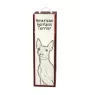American Hairless Terrier - boîte à vin avec chien, boîte à alcool avec graphisme, boîte cadeau personnalisée de la marque Art-Dog