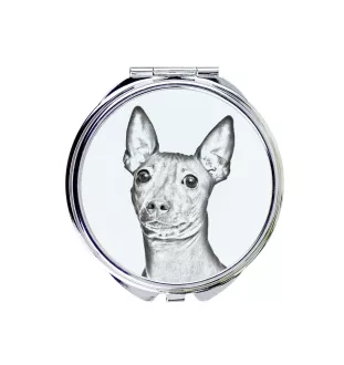 Amerykański terier bezwłosy lusterko ze zdjęciem psa Art-Dog