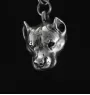 American Staffordshire Terrier, Amstaff - Necklace with dog, silver-plated pendant for dog fan, unique jewelry by Art-Dog brand