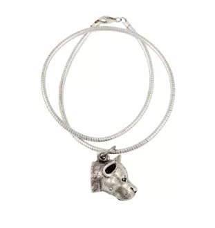 American Staffordshire Terrier, Amstaff, Am staff, Staff - Collier pour chien, bijoux uniques pour les fans de chiens, pendentif vipère unique de la marque Art-Dog