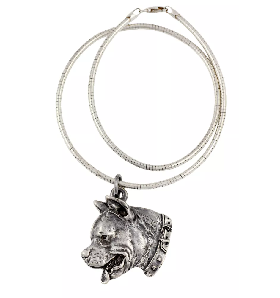 Amerykański Staffordshire terrier naszyjnik na lince Art-Dog