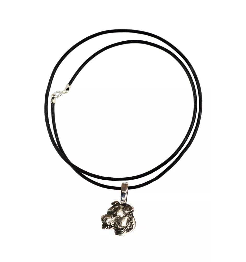 Amerykański Staffordshire terrier naszyjnik z podobizną Art-Dog