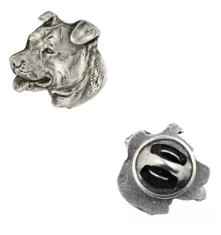 American Staffordshire Terrier, Amstaff - Dog brooch in a gift box, elegant pin, lapel pin for Art-Dog brand jacket