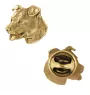 Amerykański Staffordshire terrier pin pozłocony w pudełku Art-Dog