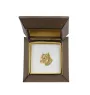American Staffordshire Terrier, Amstaff I - Dog brooch in decorative box, elegant gold-plated pin, Art-Dog brand jacket pin