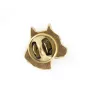 American Staffordshire Terrier, Amstaff I - gold-plated pin brooch, elegant dog ornament, unique pin by Art-Dog brand