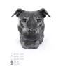 American Staffordshire Terrier, Amstaff I - urn for dog ashes, dog bust, large dog head for garden by Art-Dog