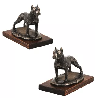 American Staffordshire Terrier, Amstaff - dog statue, figurine for office, trophy for dog show by Art-Dog brand