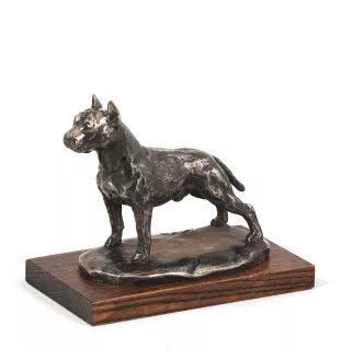 American Staffordshire Terrier, Amstaff - dog statue, figurine for office, trophy for dog show by Art-Dog brand