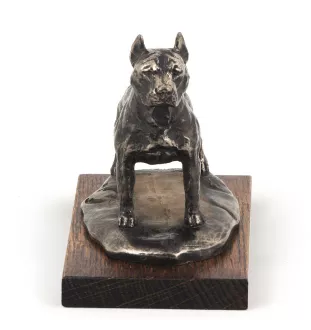 Amerykański Staffordshire terrier figurka na drewnie Art-Dog