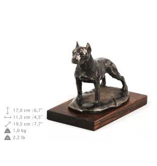 American Staffordshire Terrier, Amstaff - Hundestatue, Figur für Büro, Trophäe für Hundeausstellung von Art-Dog brand
