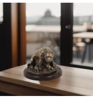 American Staffordshire Terrier, Amstaff I - dog statue, figurine for office, trophy for dog show by Art-Dog brand