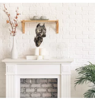 American Staffordshire Terrier, Amstaff III - Hundestatue, hängende Büste, einzigartige Dekoration für Hundeliebhaber der Marke Art-Dog