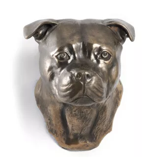 American Staffordshire Terrier, Amstaff, Am staff, Staff I - Statue de chien, buste suspendu, décoration unique pour les amoureux des chiens par la marque Art-Dog