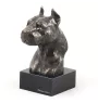 American Staffordshire Terrier, Amstaff I - Dog statue, bust on stone base, sculpture, trophy for dog show by Art-Dog brand