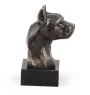 American Staffordshire Terrier, Amstaff, Am staff, Staff I - Statue de chien, buste sur socle en pierre, sculpture, trophée pour exposition canine par la marque Art-Dog