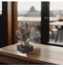 American Staffordshire Terrier, Amstaff III - Dog statue, bust on stone base, sculpture, trophy for dog show by Art-Dog brand