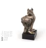 American Staffordshire Terrier, Amstaff IV - Dog statue, bust on stone base, sculpture, trophy for dog show by Art-Dog brand