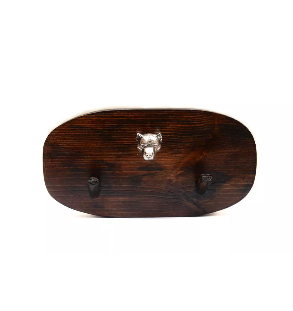 American Staffordshire Terrier, Amstaff - accessory rack, dog medal rack, key hooks by Art-Dog