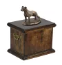 American Staffordshire Terrier, Amstaff, Am staff, Staff II - une urne pour les cendres d'un chien, une urne avec une statuette, une urne élégante de style classique de la marque Art-Dog