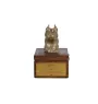 American Staffordshire Terrier, Amstaff, Am staff, Staff III - urne pour les cendres du chien avec une statuette, petite urne pour chien, urne personnalisée avec le buste du chien de la marque Art-Dog