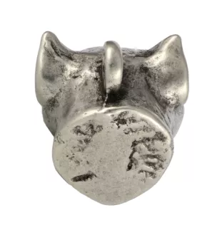 American Staffordshire Terrier, Amstaff - Halskette mit Hund, Hundeanhänger an einer silbernen Kette, einzigartiger Schmuck der Marke Art-Dog