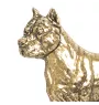 American Staffordshire Terrier, Amstaff - key holder with a dog, brass handle for dog accessories, an elegant decoration for the hallway from the Art-Dog brand.